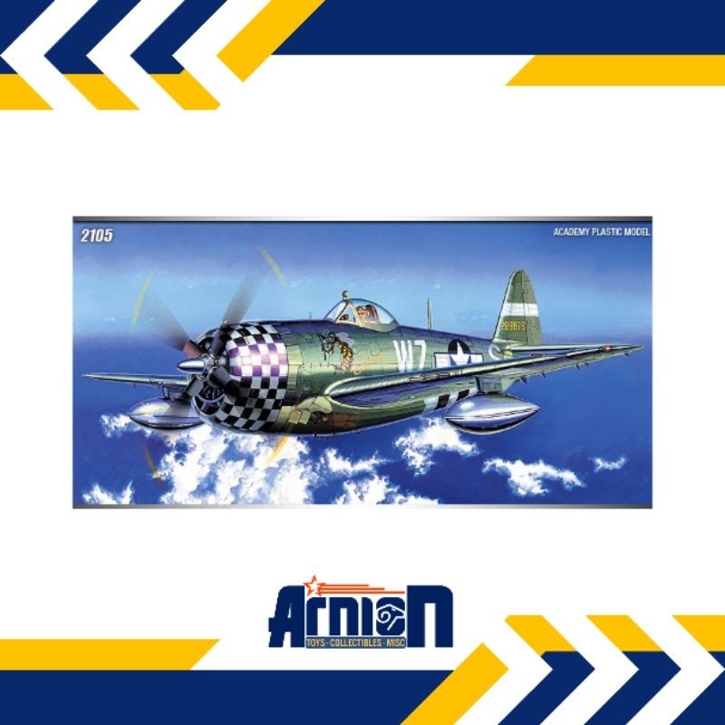 Model Kit Pesawat 1/72 ACADEMY P-47D 'Eileen'