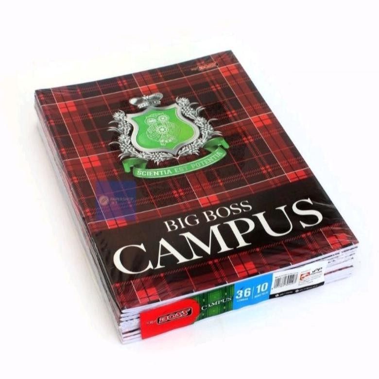 

READY STOCK Buku Tulis Campus 36 lembar / Campus Bigboss 36 lbr / 1 pack 10buku