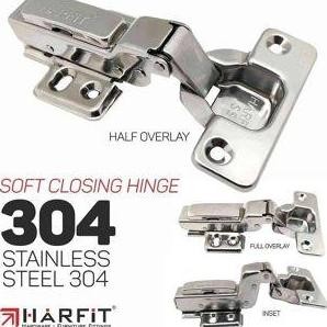 HARFIT - 304 ENGSEL SENDOK CLIP ON STAINLESS SLOW MOTION (SS304)