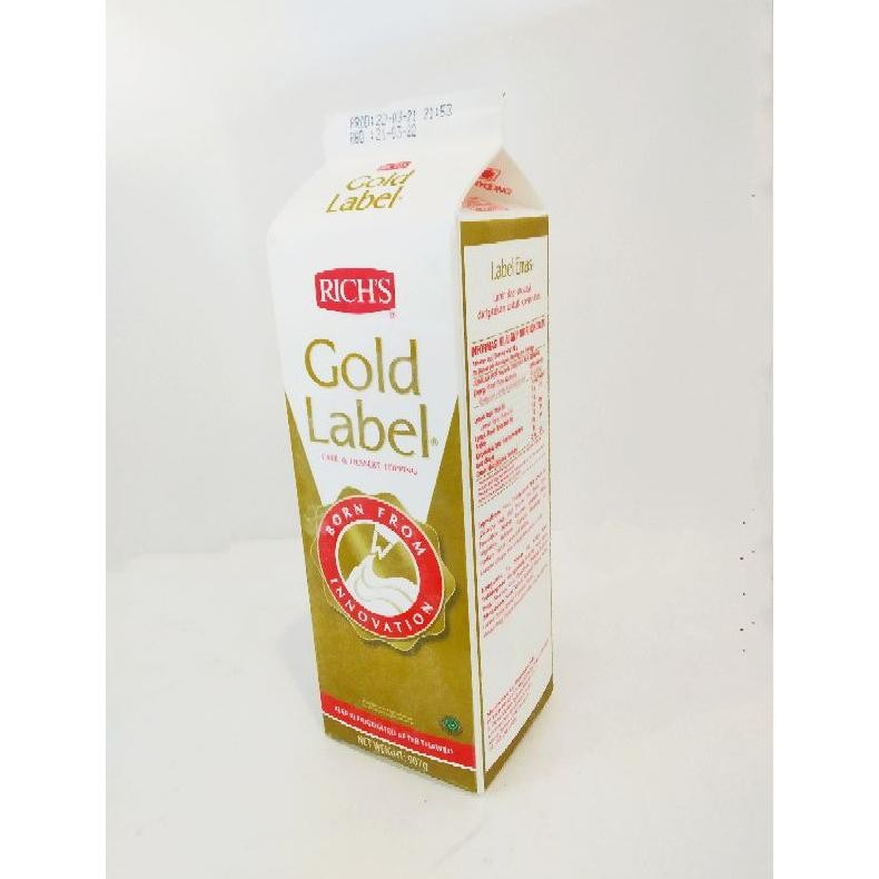 

Rich's Topping Gold Label