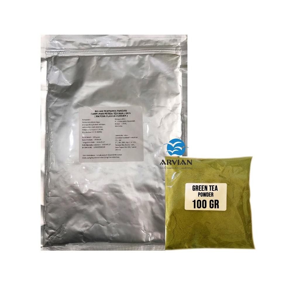 

Matcha Powder / Bubuk Teh Hijau - Arvian (Baru)