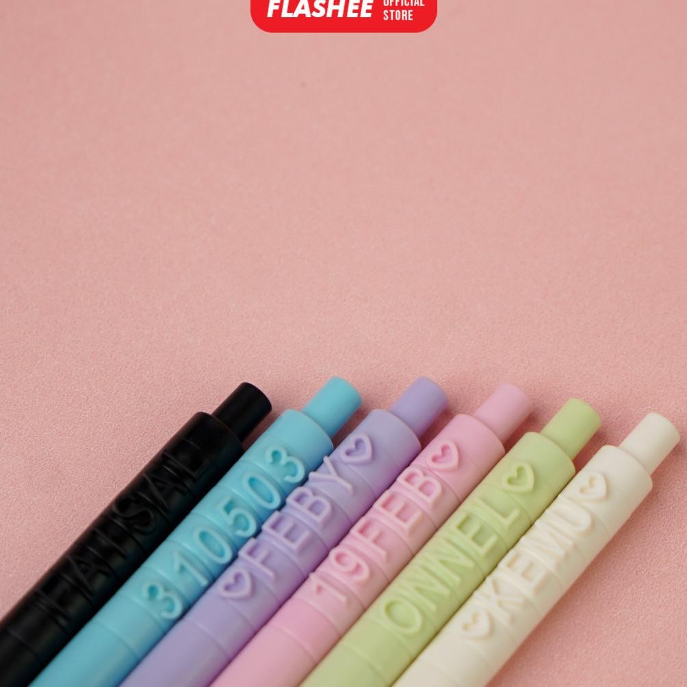 

KEKINIAN FLASHEE PULPEN NARITA NAMA LETTER PEN BISA PAKAI NAMA SENDIRI PENA DIY LUCU BARU TERLARIS
