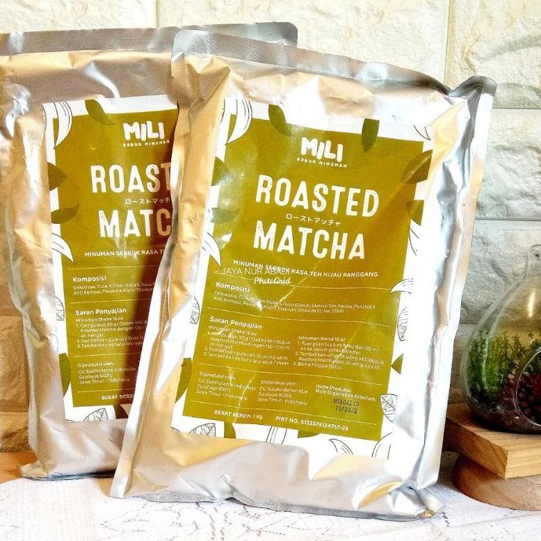 

Bubuk Minuman Mili Rasa Roasted Matcha / Bubuk Teh Hijau Panggang / Powder Hojicha Matcha (Baru)