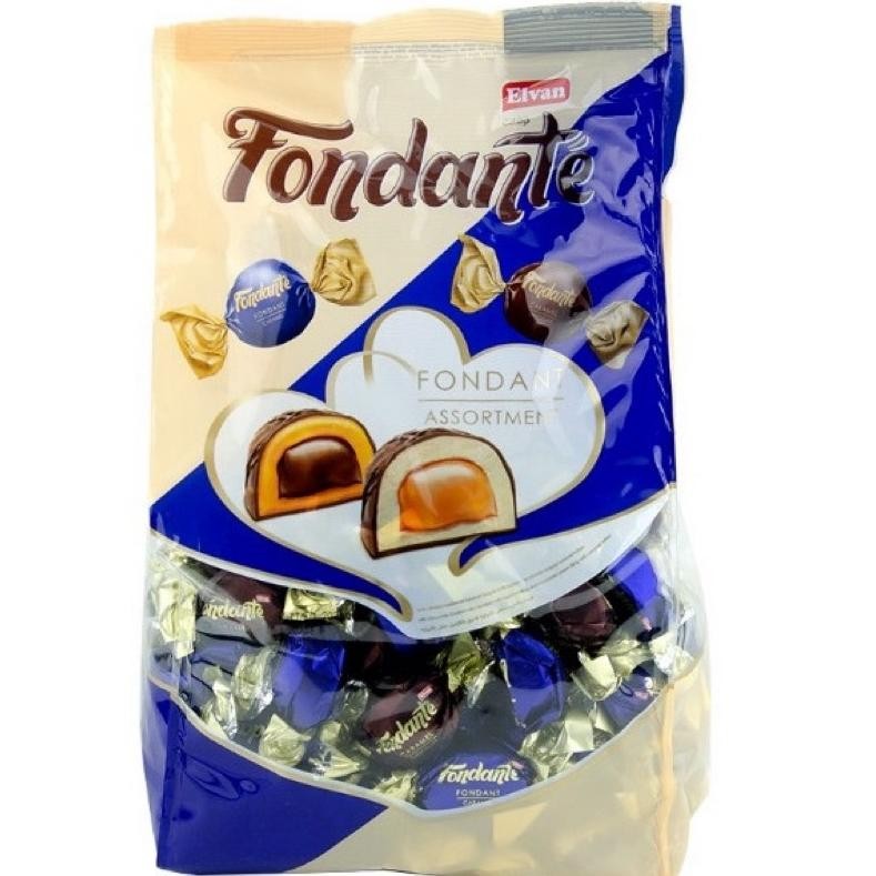 

ELVAN FONDANTE Fondant, Caramel & Fudge 350GRAM Assortment / Mix Coklat Turkey / Turki