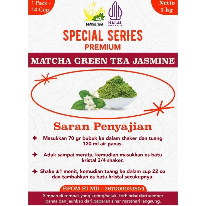 

Minuman Bubuk Instan Matcha Jasmine 1000Gr Halal Bpom (Baru)