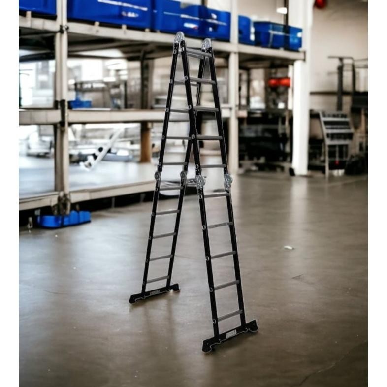 Krisbow tangga lipat aluminium multifungsi 5 meter