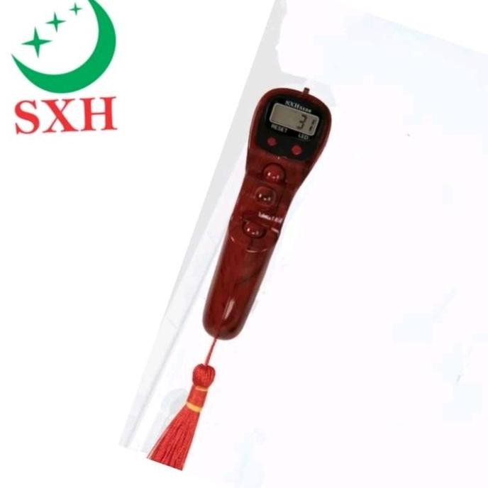 SLS _ TASBIH DIGITAL KAYU LED / TASBIH ZIKIR KAYU LED SXH 2058
