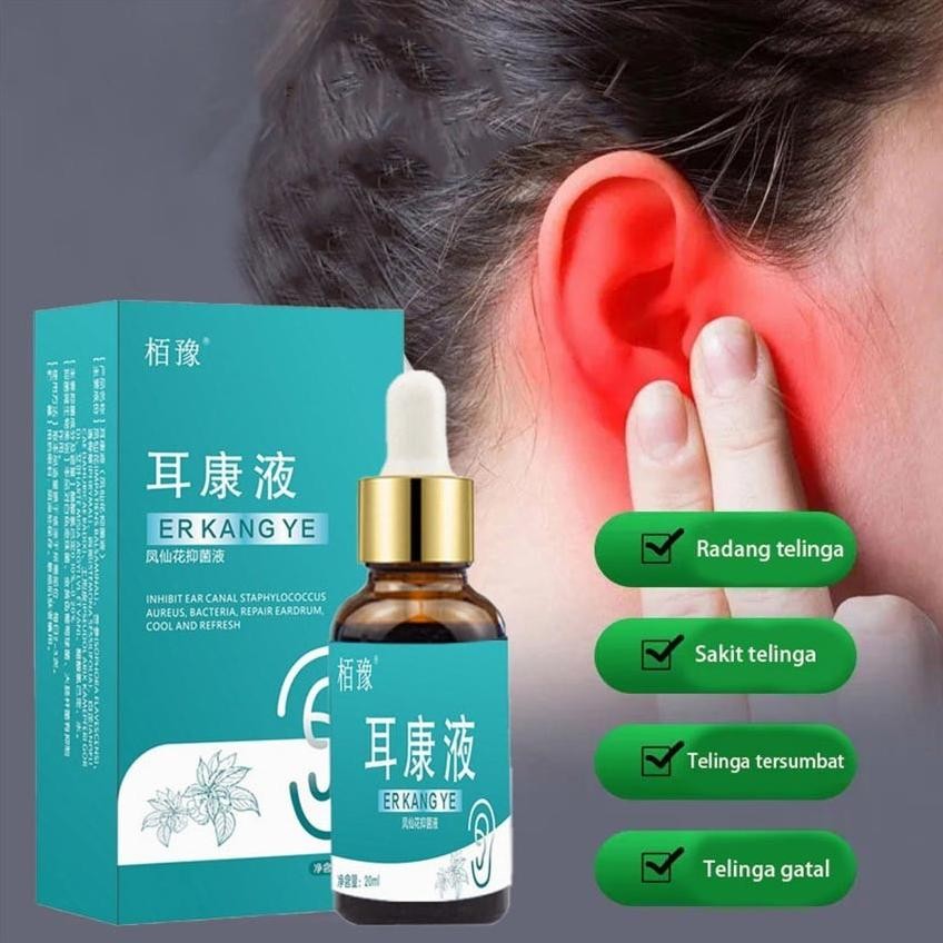 Premium 20Ml Obat Tetes Telinga Pelembut Obat Sakit Telinga Obat Penyumbat Telinga Tetesan Kotoran T