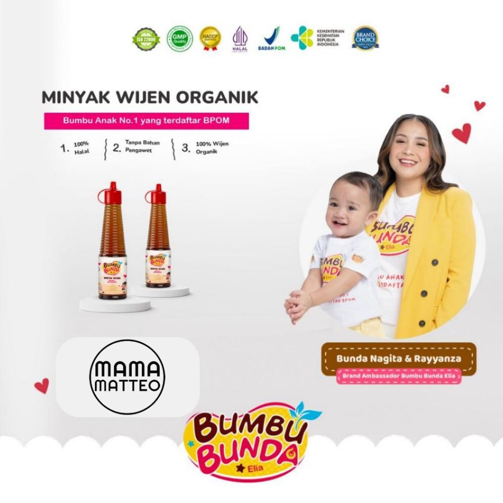 

BUMBU BUNDA BY ELIA Kecap Organik Manis Asin Ikan Saos Teriyaki Tiram Minyak Wijen / Bumbu Masak / BANDUNG