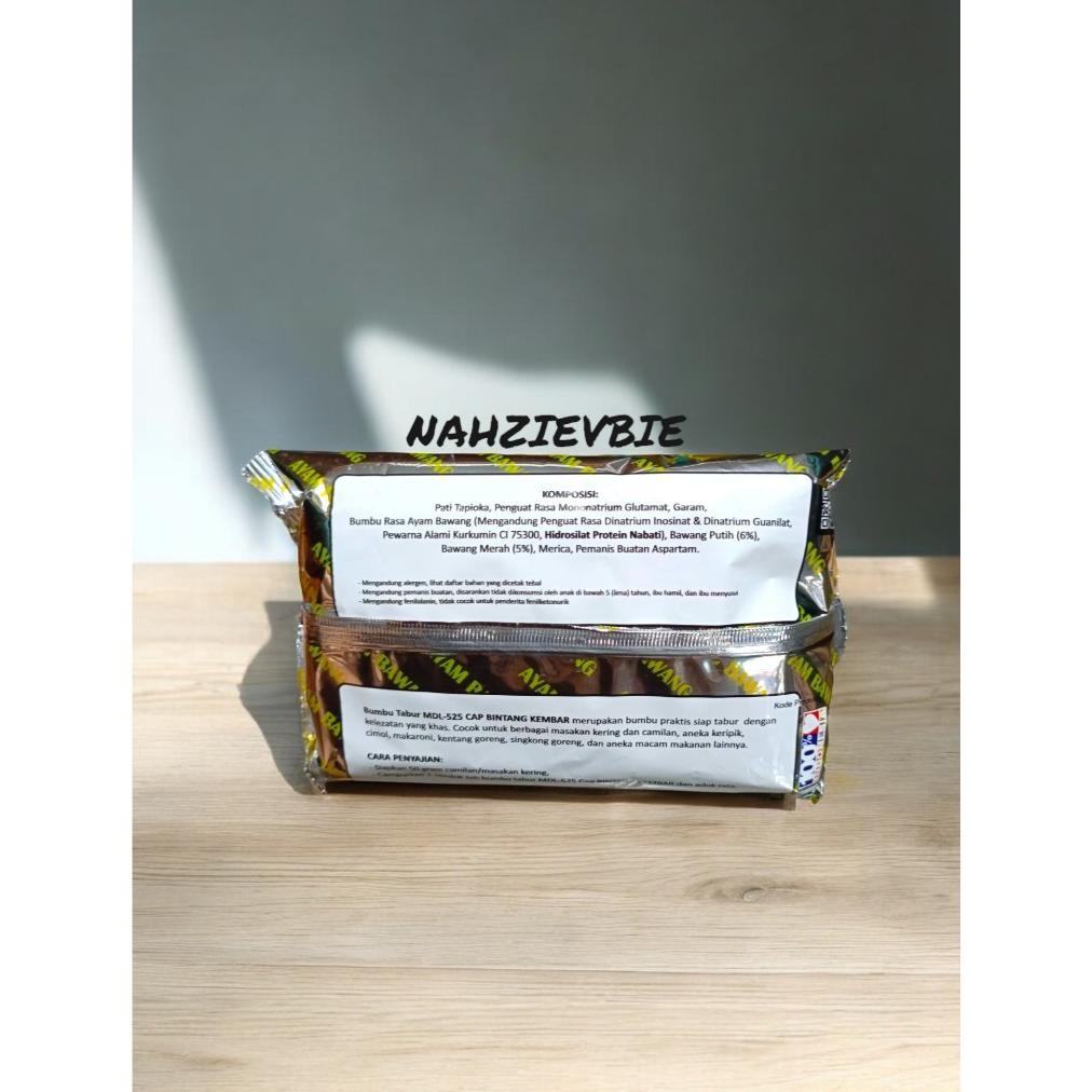 

Bumbu Penyedap Bintang Kembar MDL-525 250gr