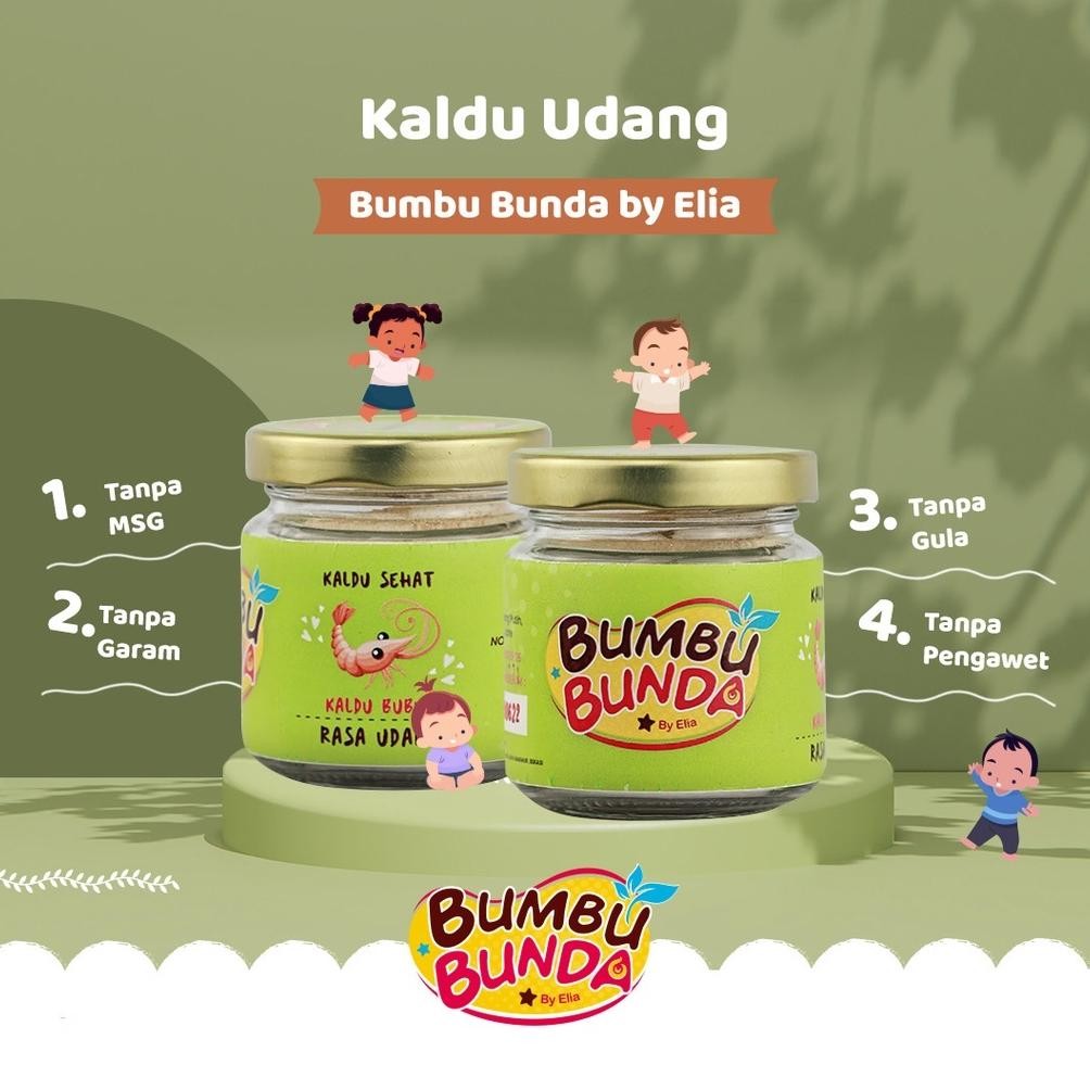 

Bumbu Bunda Elia BPOM Kaldu MPASI / Kaldu Anak / Kaldu Bayi Non Gula Garam / Kaldu Non MSG / Kaldu Organik/