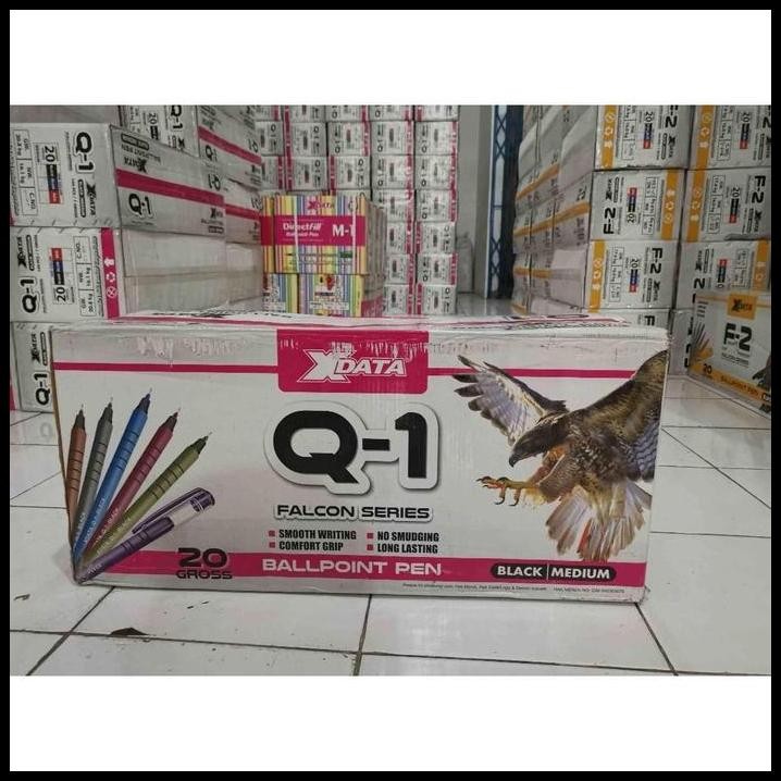 

Pen / Pulpen /Bolpoin Ulir Q1 / Queen / Xdata / Falcon ( 1 Karton )