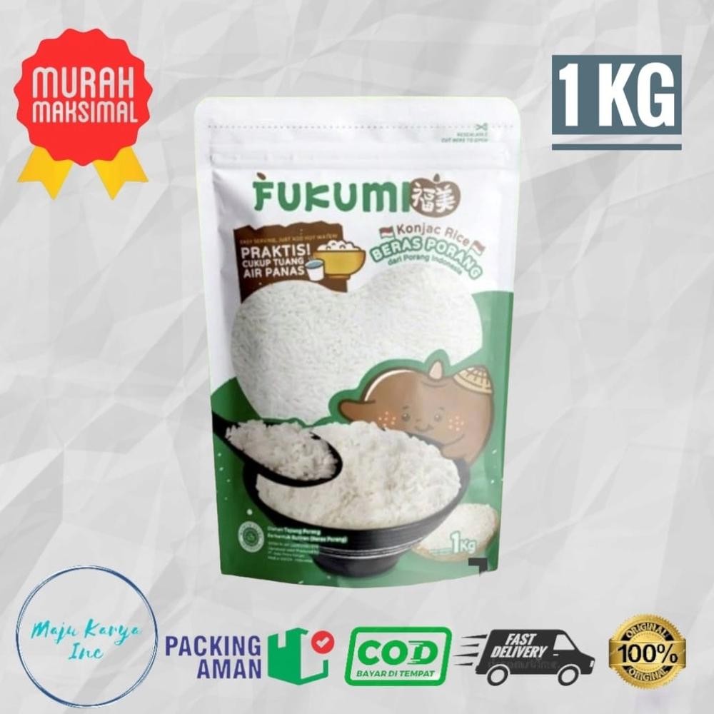

Fukumi Beras Porang Pouch 1kg Rasa Nasi Putih