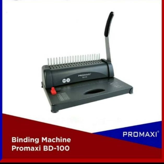 

H-4 If56 Promaxi Bd-100 Comb Binding Machine / Alat Binding / Mesin Jilid Terlaris