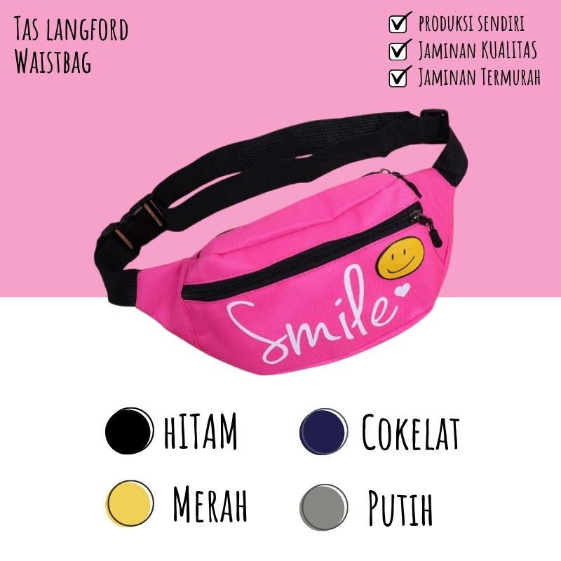 Waistbag Wanita - Tas Selempang Pinggang Dada Anak Remaja Dewasa Model Korea Fashion Kekinian Terbar