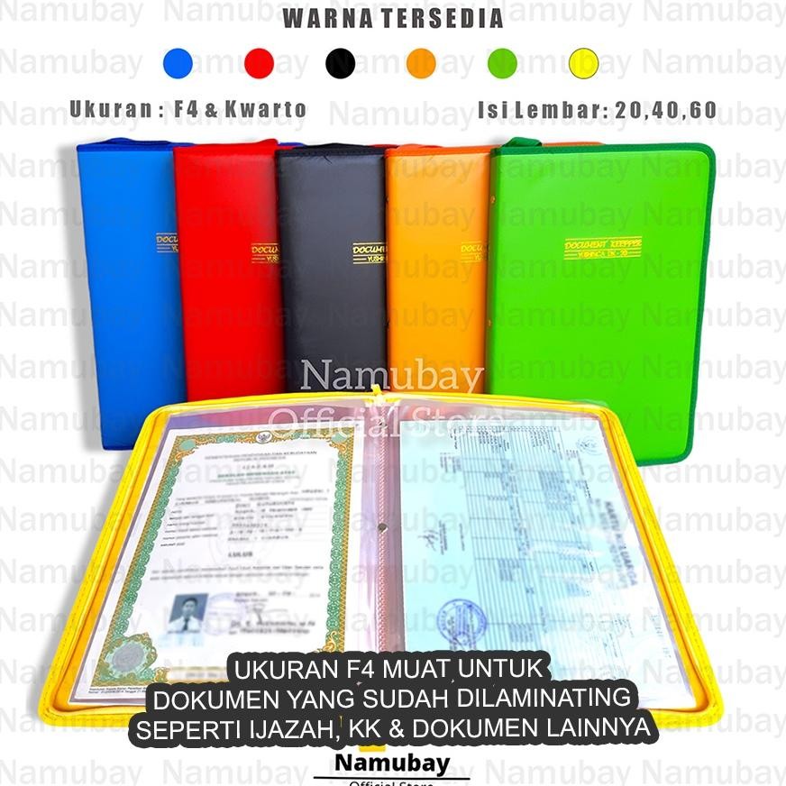 DOKUMEN KEEPER ISI 20,40,60 LEMBAR/DOKUMEN KEEPER RESLETING/MAP ANTI AIR/MAP DOKUMEN/CLEAR HOLDER/MA