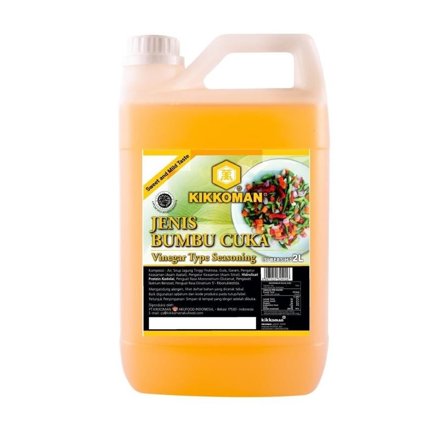 

Kikkoman Vinegar Type Seasoning HALAL Jerigen 2L