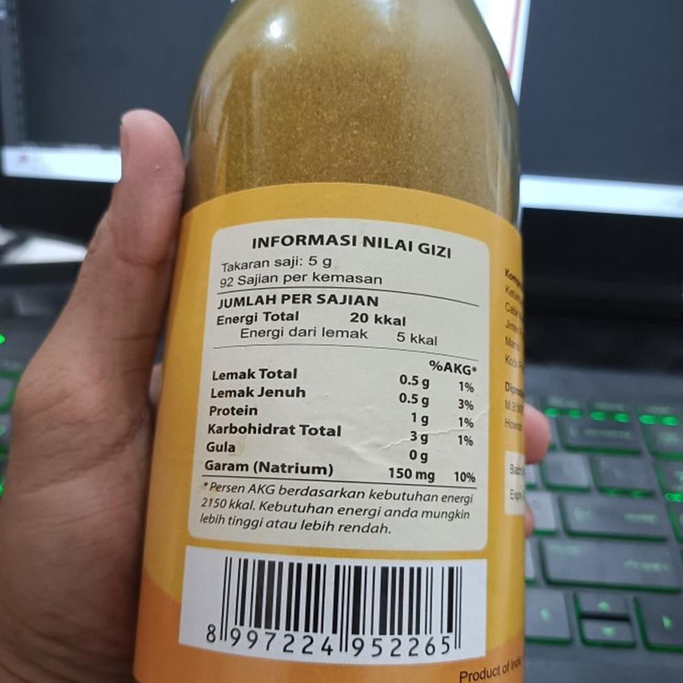 

Taara Indian Seasoning Madras Curry Powder 460 gr Bubuk Kari India