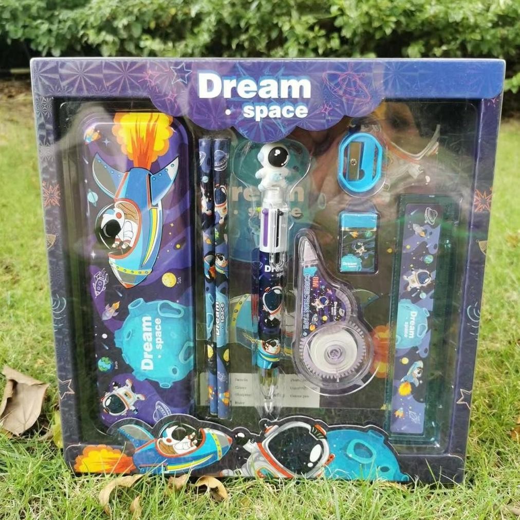 

[JNO](KTPS.2)Kotak Pensil Sett / Study Set Stationery Set Alat Tulis Sekolah Anak Set Atk Motif