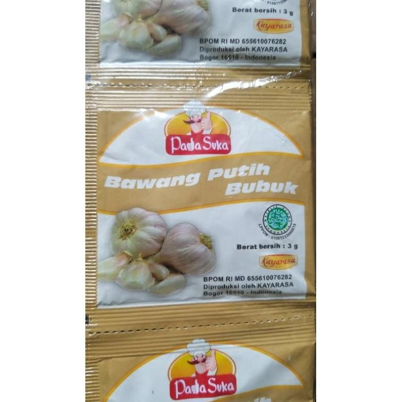 

Pada Suka Bawang Putih & Kayu Manis Bubuk 3grx12pcs