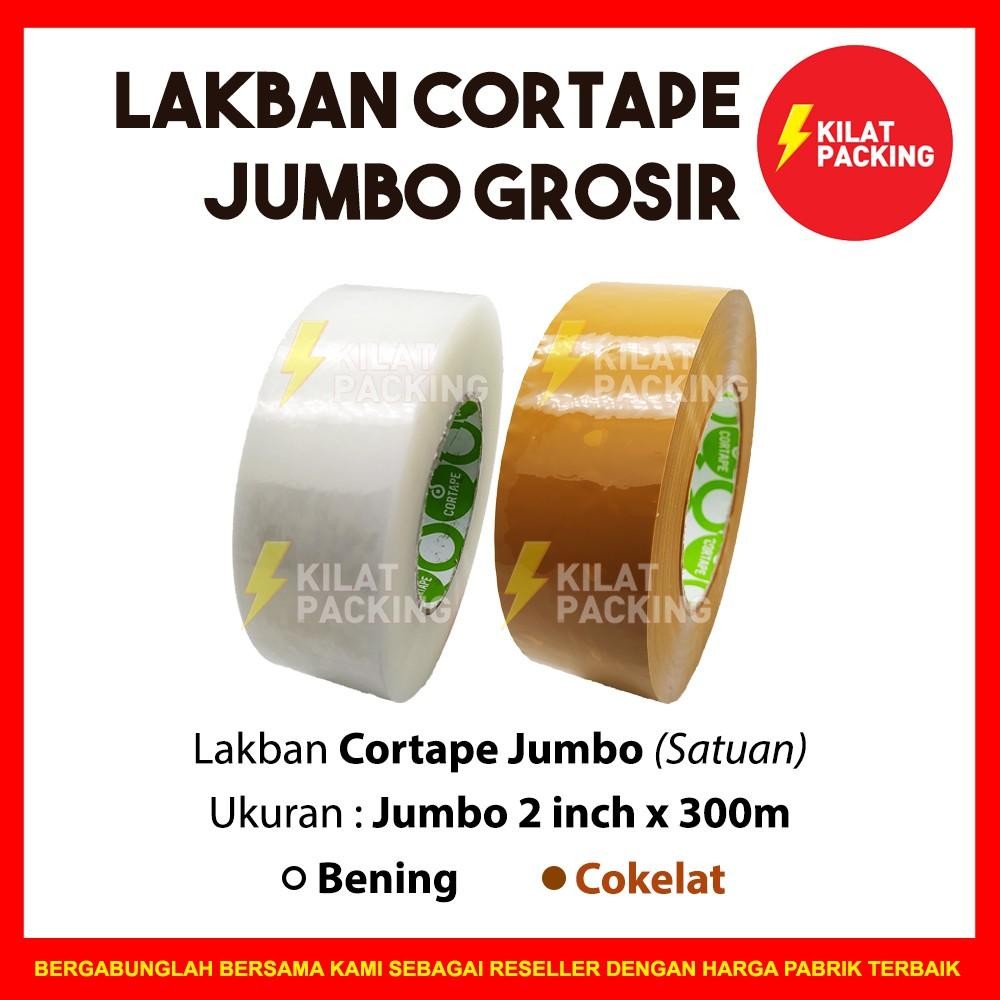 

Lakban Jumbo 45Mm X 300 Meter - Promo Lakban Jumbo 2 Inch Cortape Murah Satuan