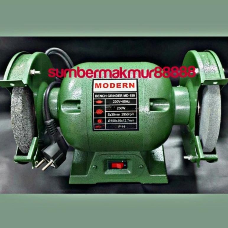 Mesin Gerinda Duduk 6 inch Modern