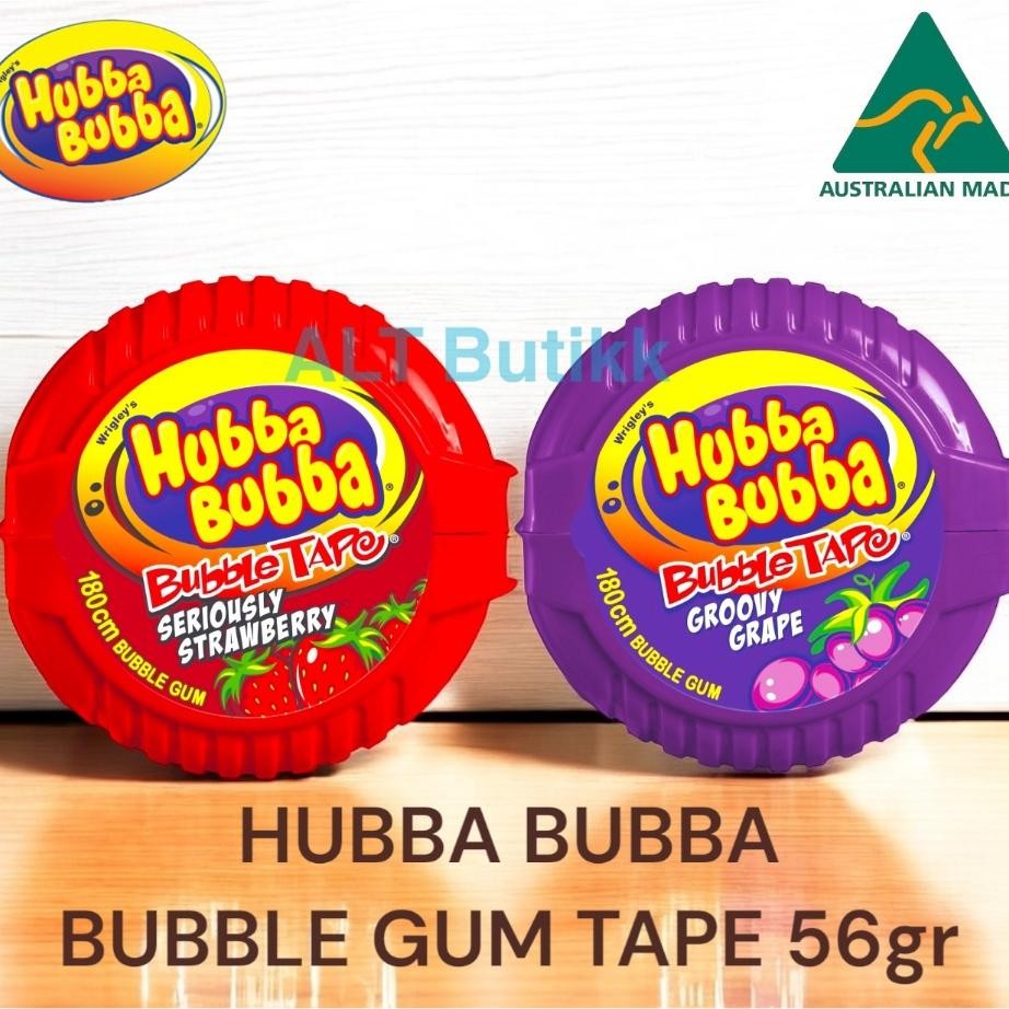 

Hubba Bubba 56 Gr Bubble Gum Tape 180 Cm Product Of Autralia
