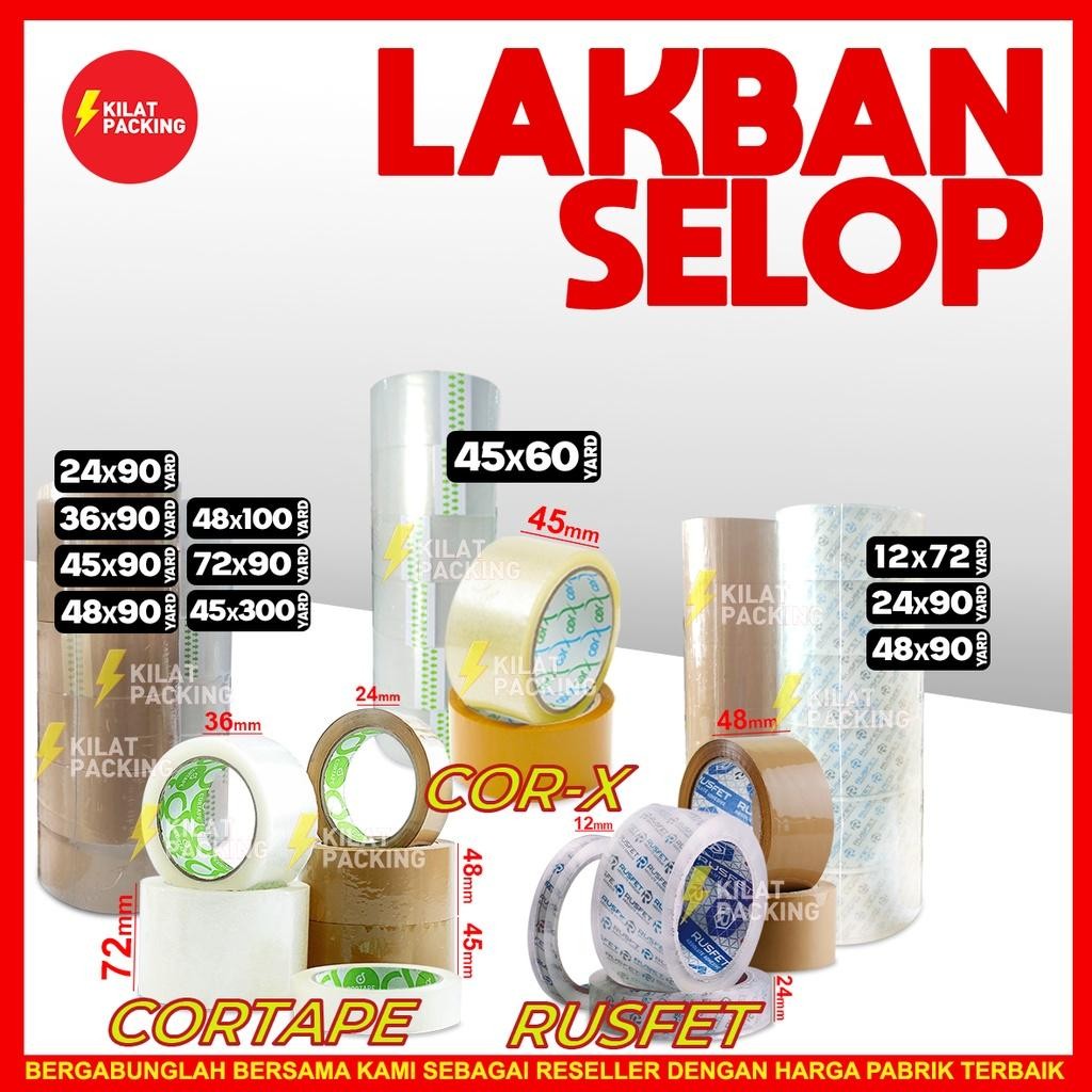

Solatip Bening Cokelat Isolasi Selotip Plakban Lakban Selop