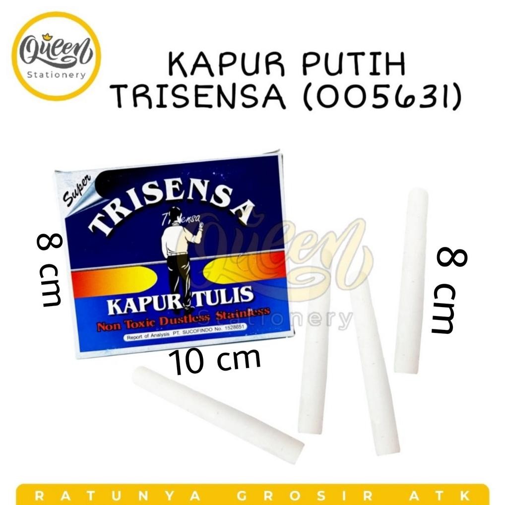 

Termurah Kapur Putih Trisensa (005631)/Kapur Tulis/Kapur Murah/Kapur Papan/White Chalk Nov0009
