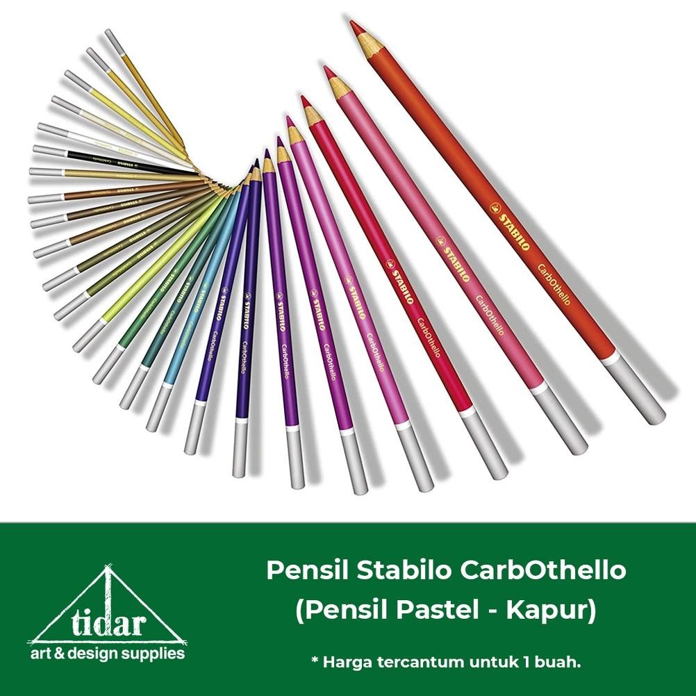 

Cod Stabilo Carbothello Chalk-Soft Pastel Colored Pencil - Pensil Charcoal Paling Laris