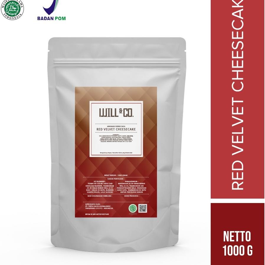 

Willco Bubu Numan Red Veet Cheeecae 1G Powder Untu Frappe Latte