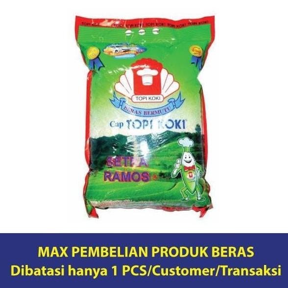 

READY STOCK TOPI KOKI SETRA RAMOS 5 KG