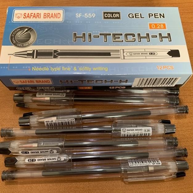 

Terlaris (12Pcs) Bulpen Hi Tech Safari / Hitec Safari 0.28