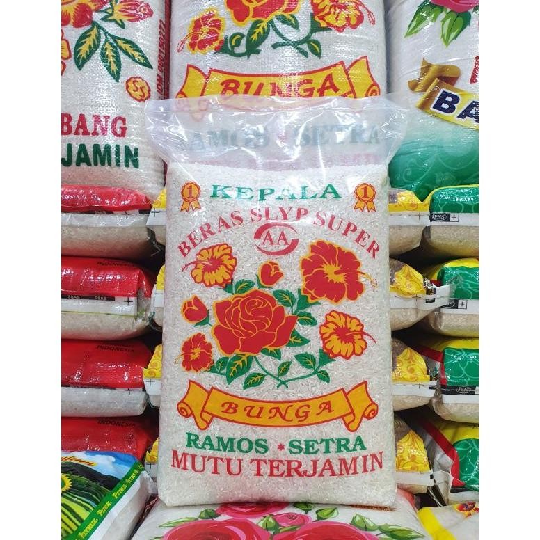 

READY STOCK BERAS CAP BUNGA SETRA RAMOS 5kg/ 10kg/ 20kg / 25kg
