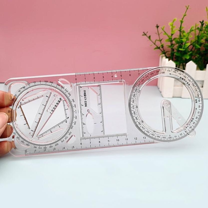 

Free Ongkir Penggaris Geometri Multifungsi Busur Derajat / Rotary Geometric Drawing Ruler Penggaris Multifungsi Geometri Bisa Diputar Hadiah Kreatif Drawing Ruler Alat Tulis Sekolah Kantor Perlengkapan Belajar Alat Ukur Multifunctional Drawing Ruler