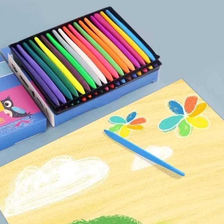 

Terbatas Crayon Set Viral Anak Anti Air | Anti Patah Isi 12-36 Pcs