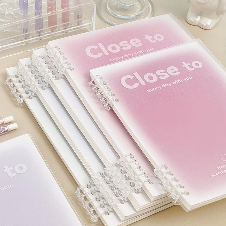 

Bahan Terbaik Notebook Buku A5 B5 Buku Tulis Sekolah Lucu Binder 360 Derajat Notebook Aesthetic Korea Lose Leaf Binder Kuliah Buku Catatan