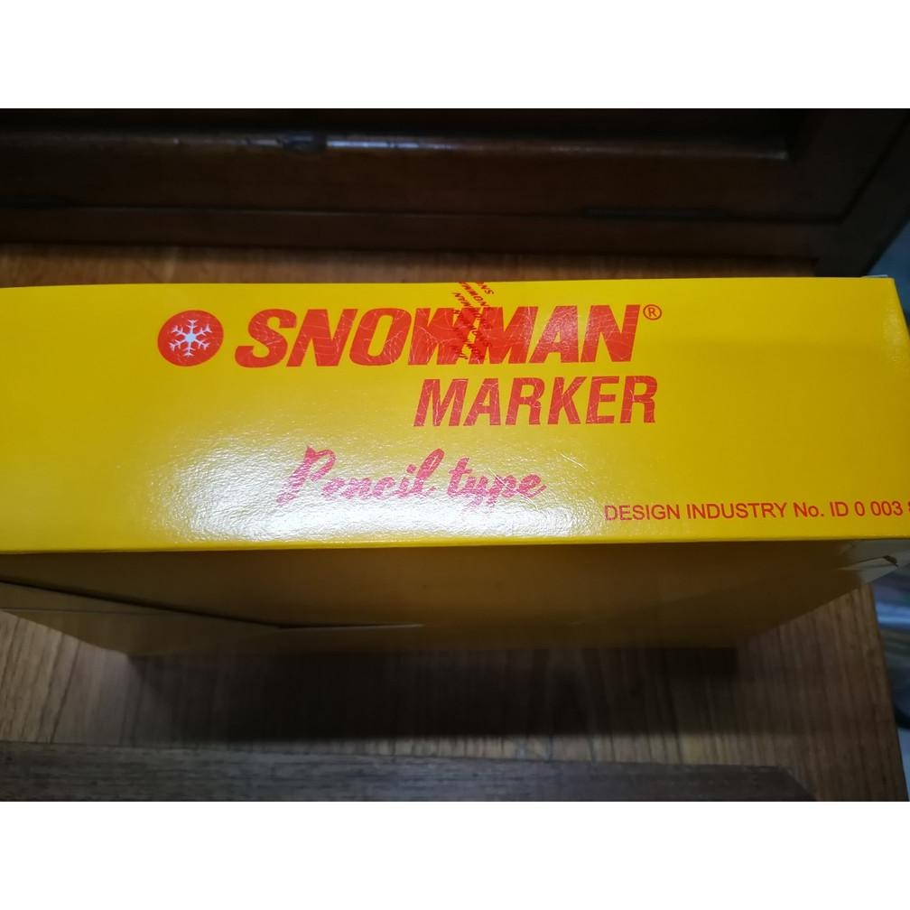 

Momen Spesial [Lusin] Snowman Spidol Kecil Marker Pencil Type 12 Pcs