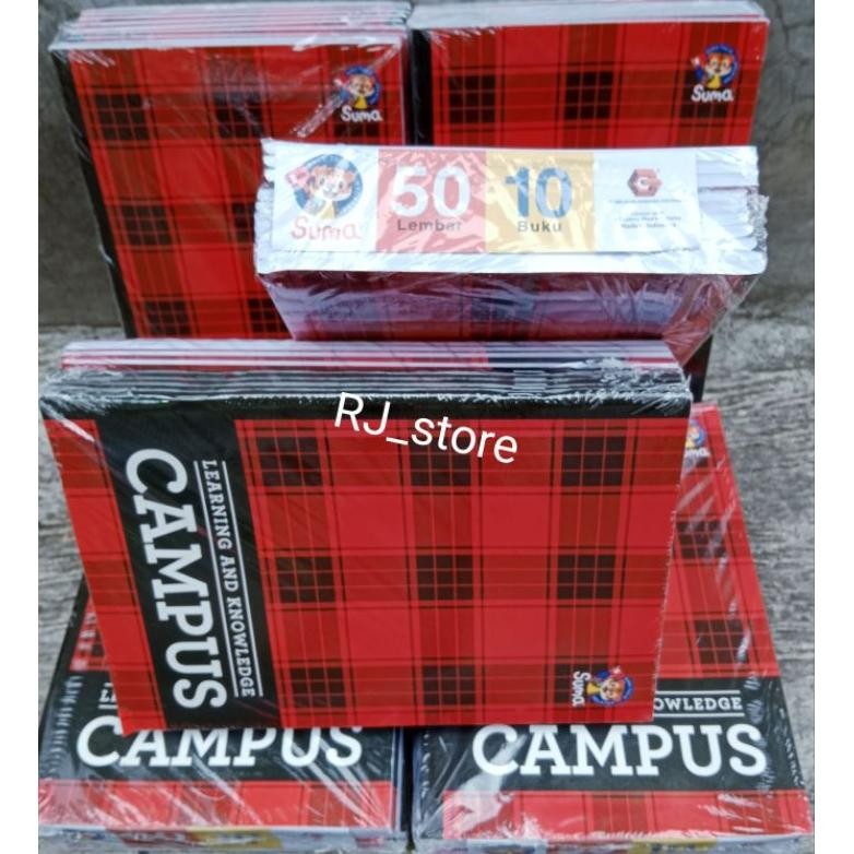 

Praktis Promo Isi 5 Pcs Buku / Buku Tulis Suma Campus 50 Lembar / Buku Catatan Ukuran Boxy