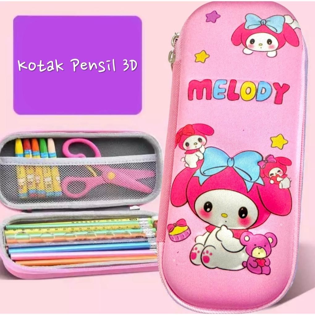 

Free Ongkir Tempat Pensil Anak Motif Labubu 3D Kotak Pensil Anak Motif Kartun Bahan Eva / Kotak Pensil Anak Motif Squishy
