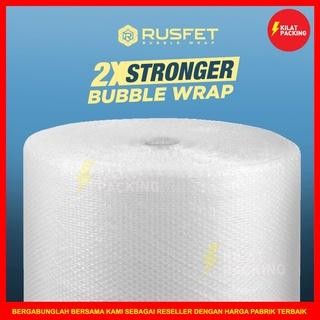 

Plastik Bubble Wrap 40Cm X 50Meter Rusfet Bening Super Bubblewrap Buble Packing Babel Wrap Tebal Roll