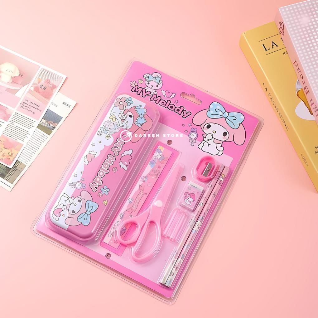 

Inovatif Set Alat Tulis Anak Sekolah Karakter Sanrio 7 In 1 8015