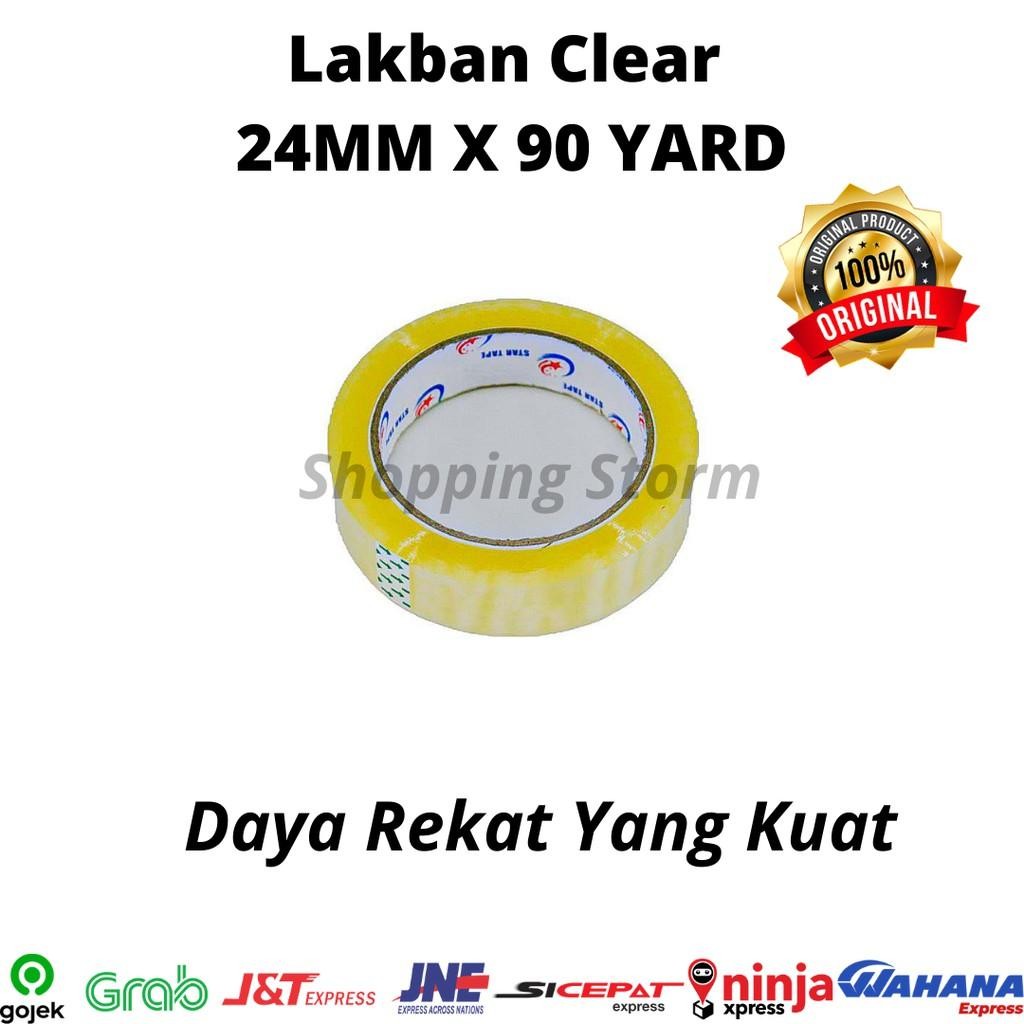 

Lakban Bening / Lakban Clear 24Mm X 90 Yard