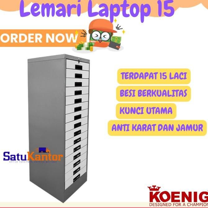 

HARGA DISKON lemari laptop 15 laci besi