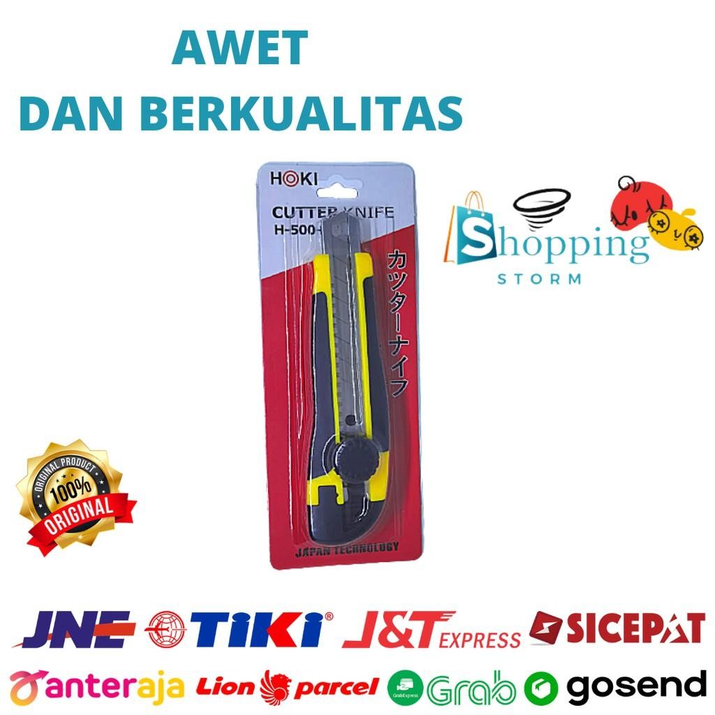 

Cutter Knife Pisau Cutter Besar Pisau Pemotong Kertas Gagang Karet