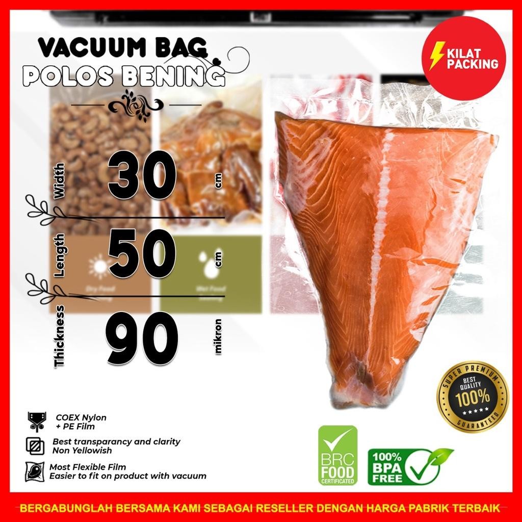 Plastik Vacuum Delkochoice Vacuum Sealer Plastik Vakum Makanan Vacuum Bag Polos Premium Murah