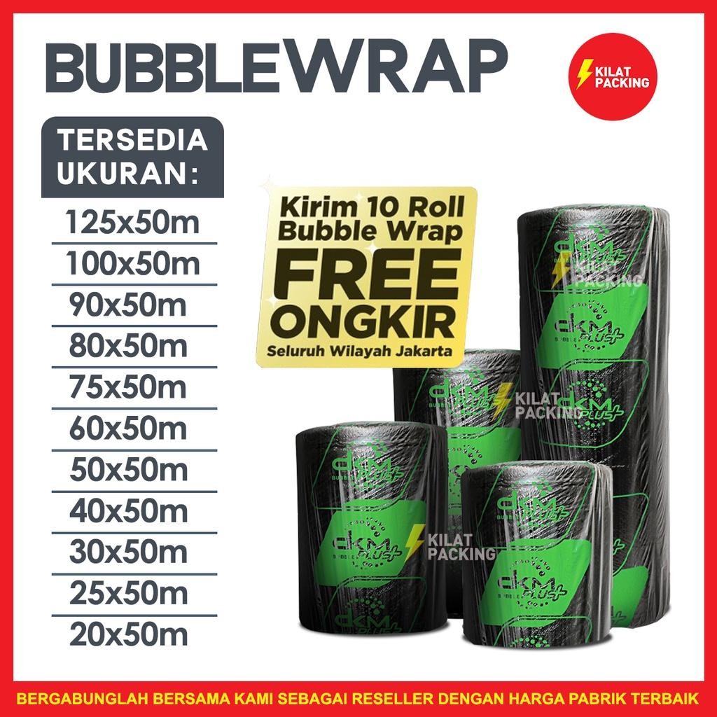 

Bubble Wrap Ekonomis Hitam 20Cm X 50M Tebal Plastik Bubblewrap Roll
