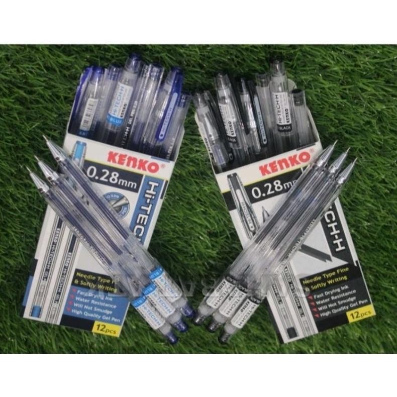 

Paling Laris Pulpen Gel Hitech Pen Bolpoin Bolpen Pena Hi-Tech - H 0,28 Mm Hitam (1 Pak = 12 Pcs)