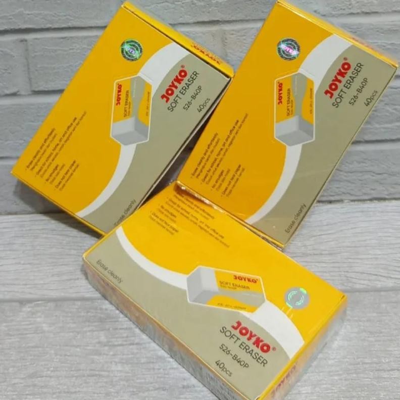 

Pilihan Tepat Promo 10Pcs Penghapus Pensil Joyko Kecil#Warna Hitam, Putih, Dan Multi Warna