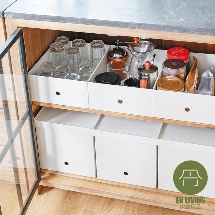 

SALE EN LIVING PP File Box WIDE SHALLOW + Lid / Box File / Kotak Serbaguna